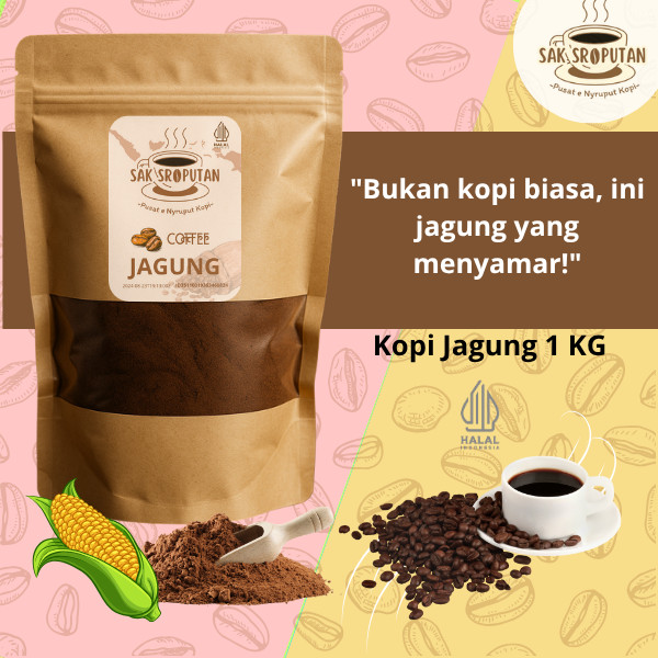 

bubuk kopi jagung 1 kg murah nikmat kopi bubuk jagung