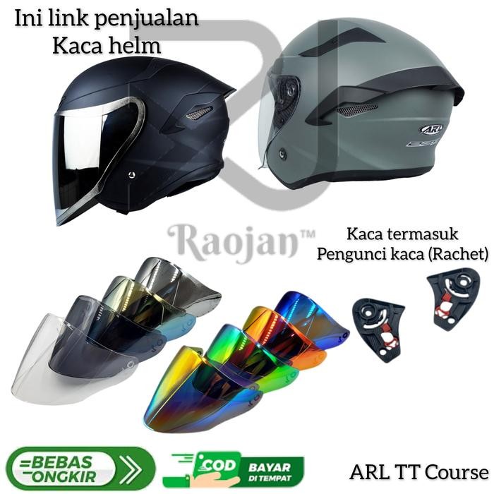 Kaca helm ARL TT Course Visor helm ARL TT Course