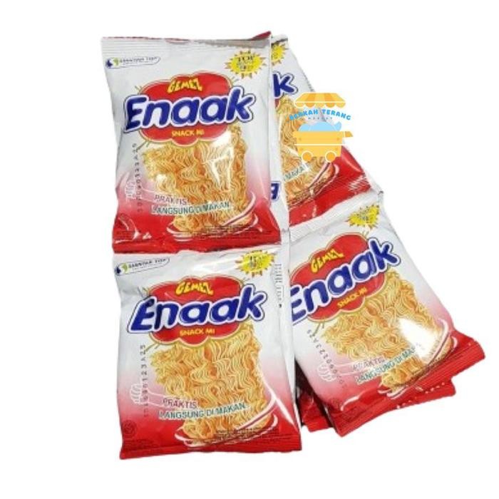 

Mie Gemez Enaak Renceng isi 10 x 18gr Mie Gemes Enak Rencengan snack cemilan anak murah mie kriuk - ENAAK ORIGINAL