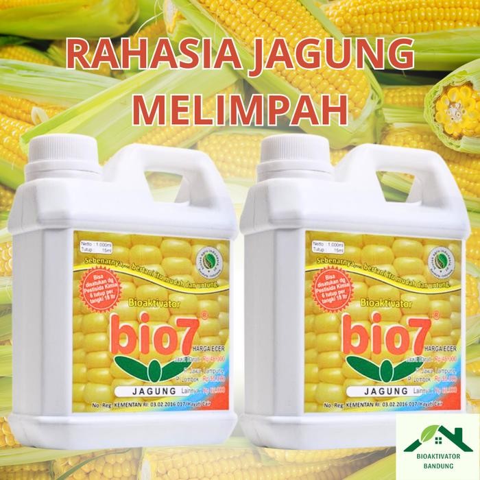 Bio7 Padi pupuk Organik cair hayati 100% alami original 1 Liter - Bio7 Jagung