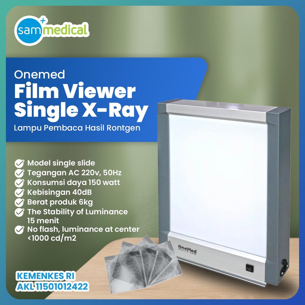 Onemed Illuminator Film Viewer Single X-Ray Viewer / Lampu Baca Rontgen