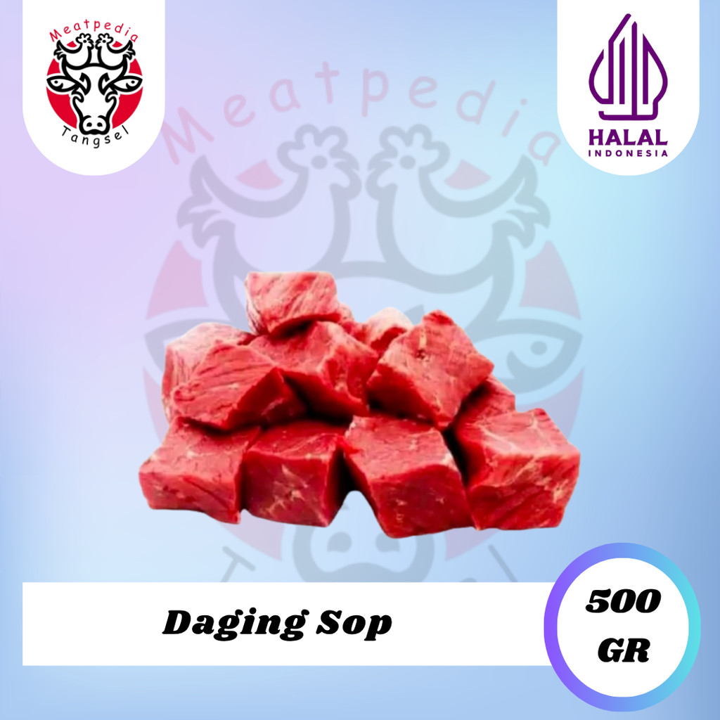 

Daging Sapi Sop Rawon Potong 500gr
