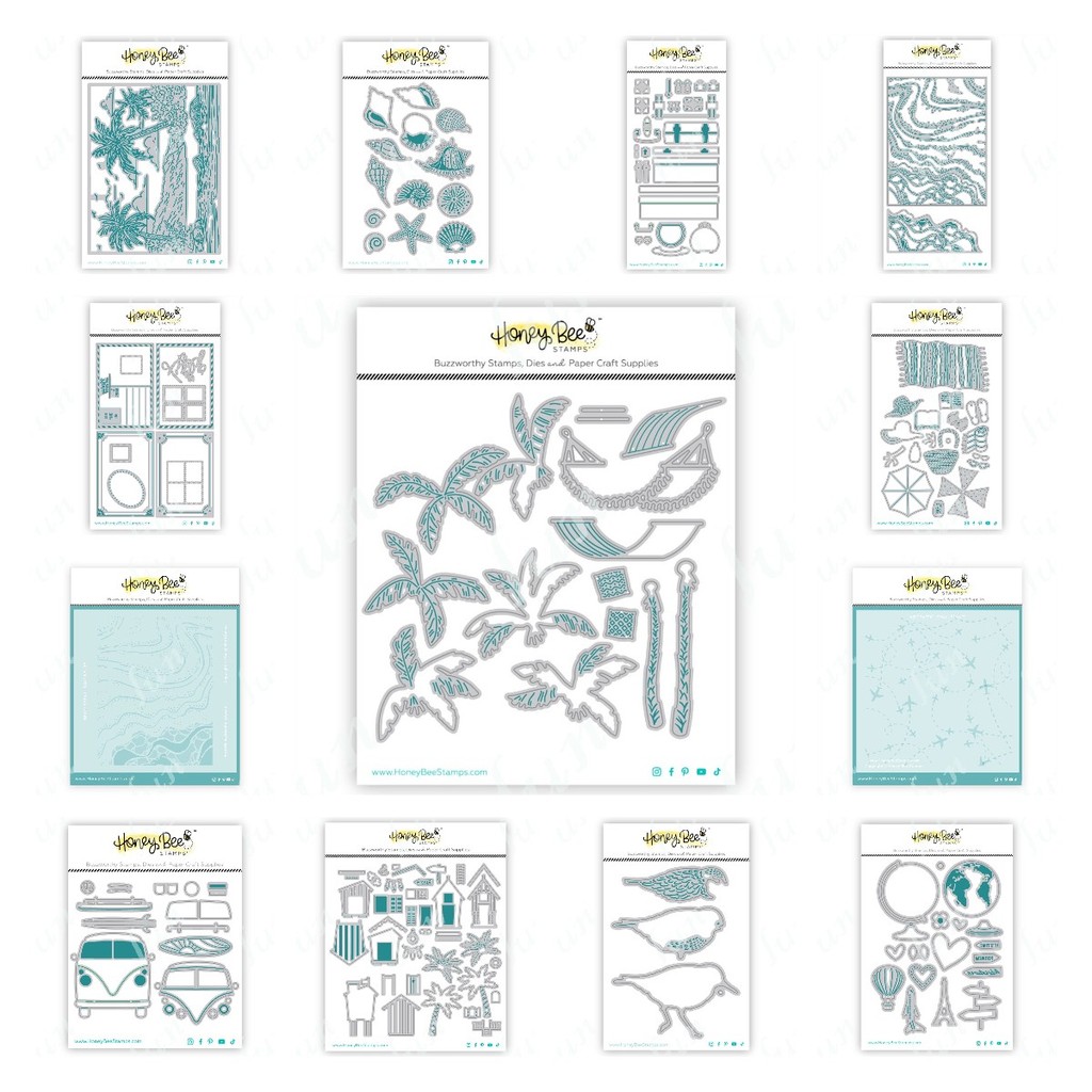 

Palm Beach Seashells Metal Cutting Dies Silicone Stamps Scrapbooking Lovely Layered Stencils DIY Embossing Craft Supplies Mould
