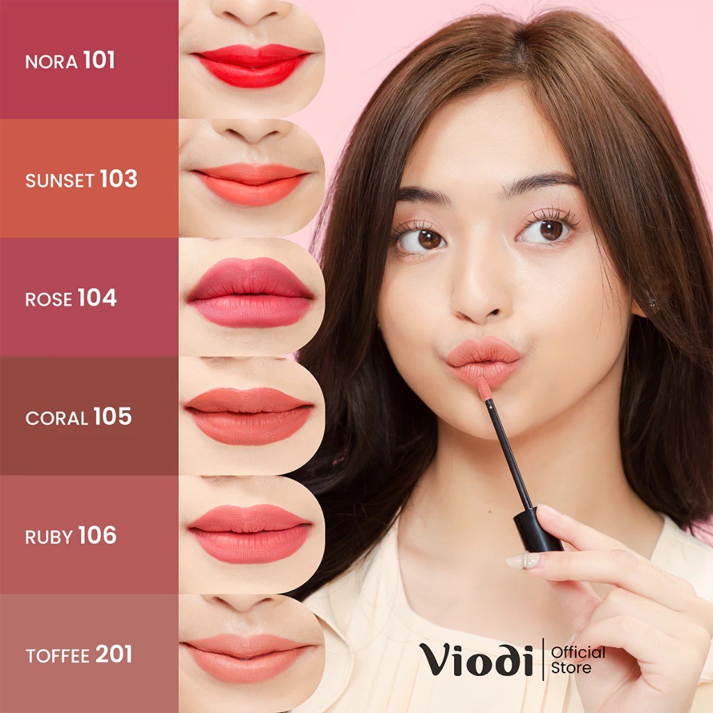 VIODI Matte Lip Cream 4gr - Pigmented Transfer-Proof Lipcream