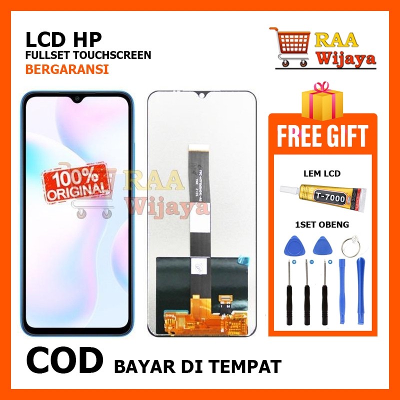 COD LCD XIAOMI REDMI 9A/9C/9i/REDMI 10A/POCO C3/C31 Fullset Touchscreen Asli