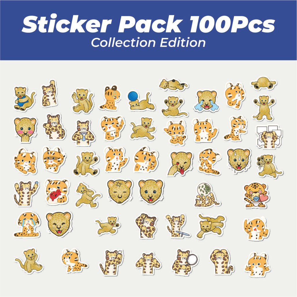 

Hot Stiker Hewan Leopard [Macan Tutul] Lucu Anti Air Stikers Berperekat Waterproof Sticker Decal Buat Motor Helm Buku Journal Koper Casing HP Laptop Botol Minum
