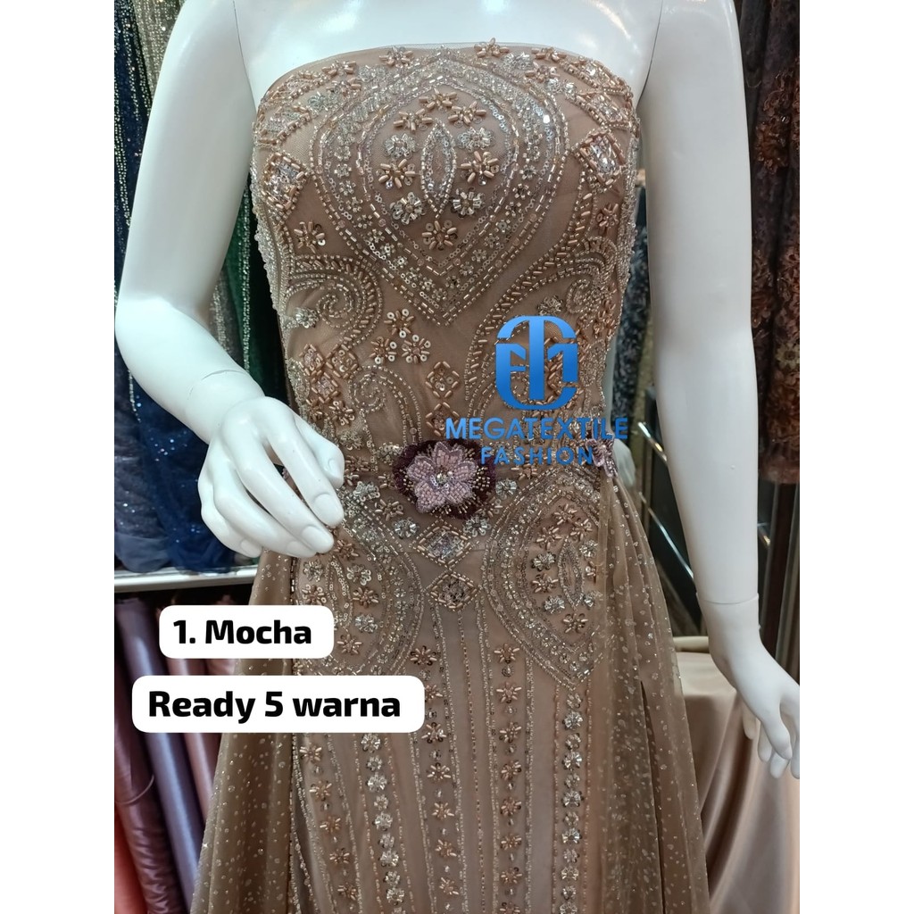 [ 015 ] Kebaya Bakal Kile elisab bordir full payet || Tule payet sultan