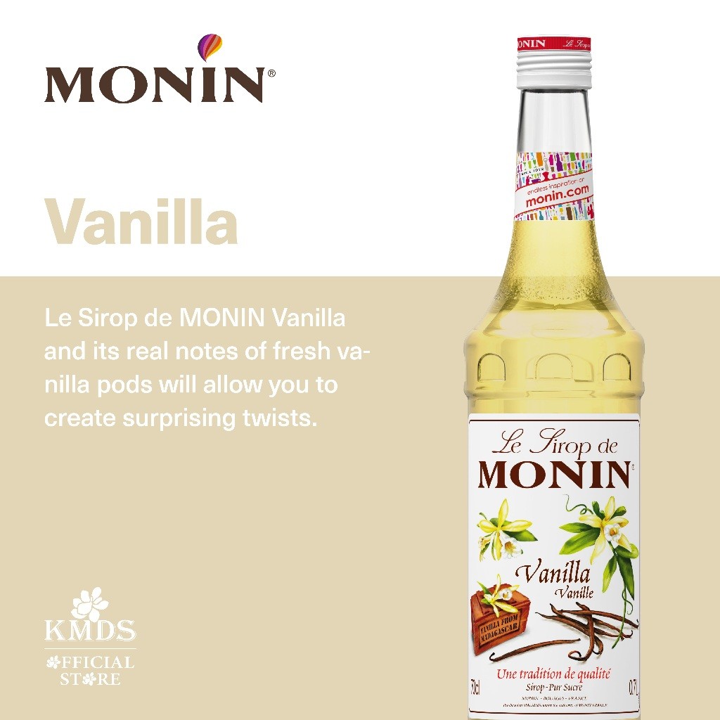 

Monin Vanilla Syrup 70 Cl 700 Ml
