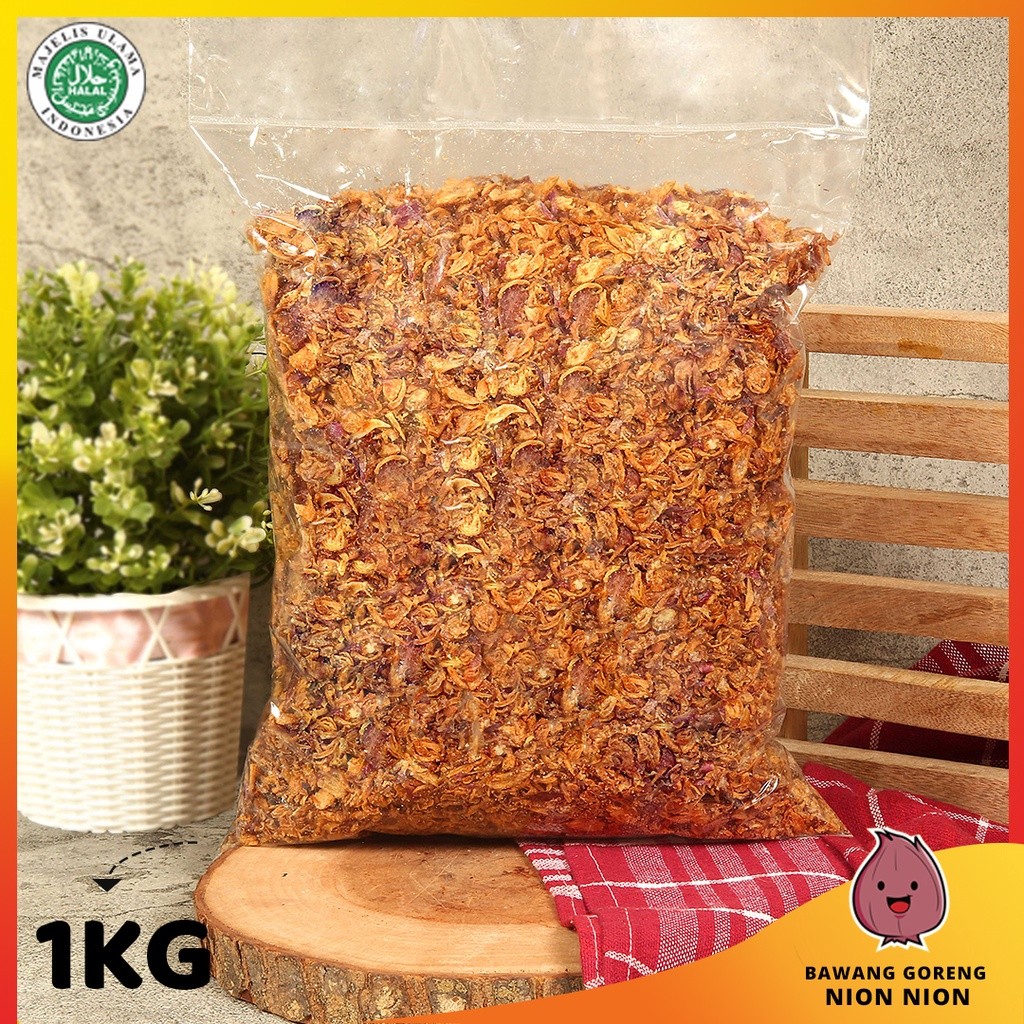 

Bawang Goreng Brebes Asli 1 Kg Renyah Gurih