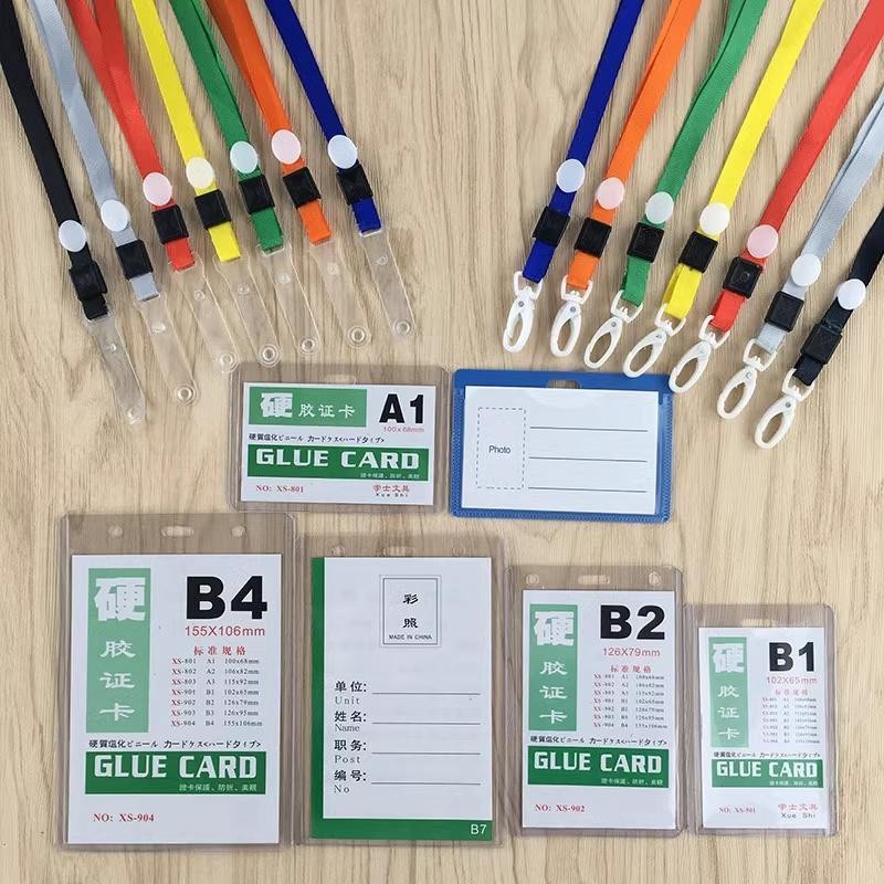 

ID Card Plastik +tali / id card tebal B1 B2 B3 B4 A1 A2 A3 / Papan Name Tag / id card / Mika