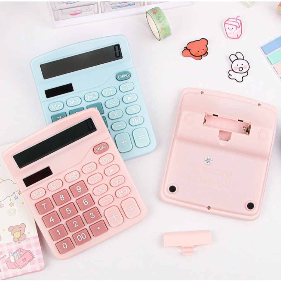 

MD MD14 Kalkulator Aimilo Digital 12-Bit Dual Energi Baterai dan Energi Surya