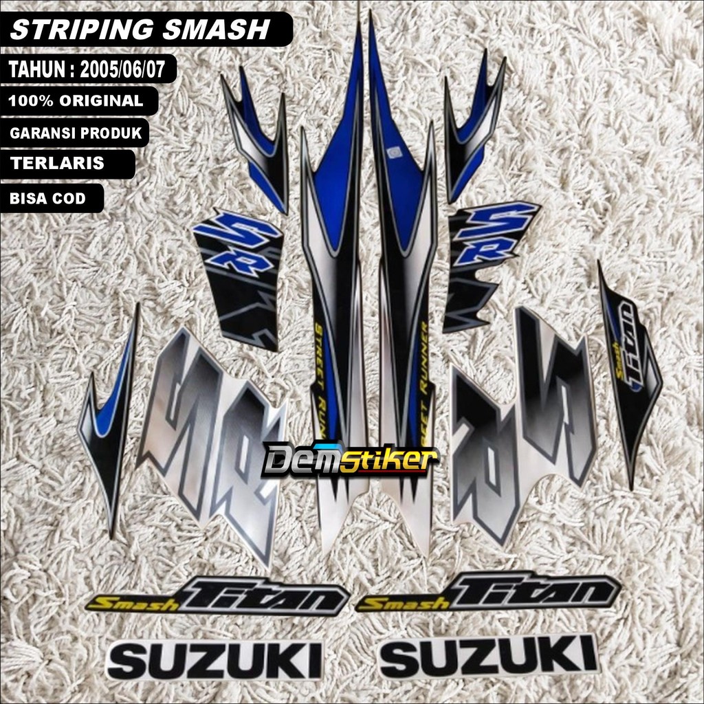 Striping Stiker Smash 110 Titan SR 2010