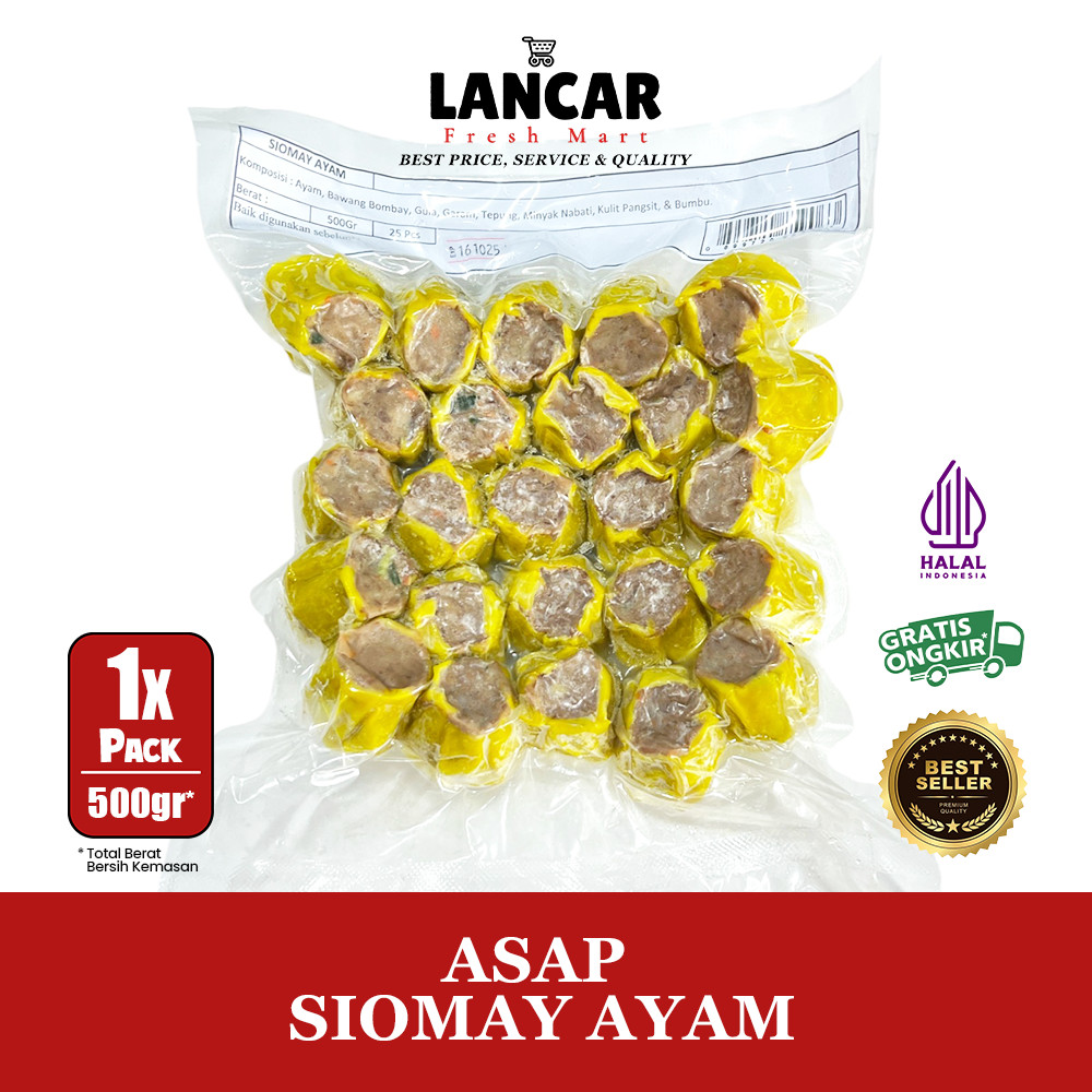 

ASAP SIOMAY AYAM 500 GR / ASAP SIOMAY AYAM 500 GR