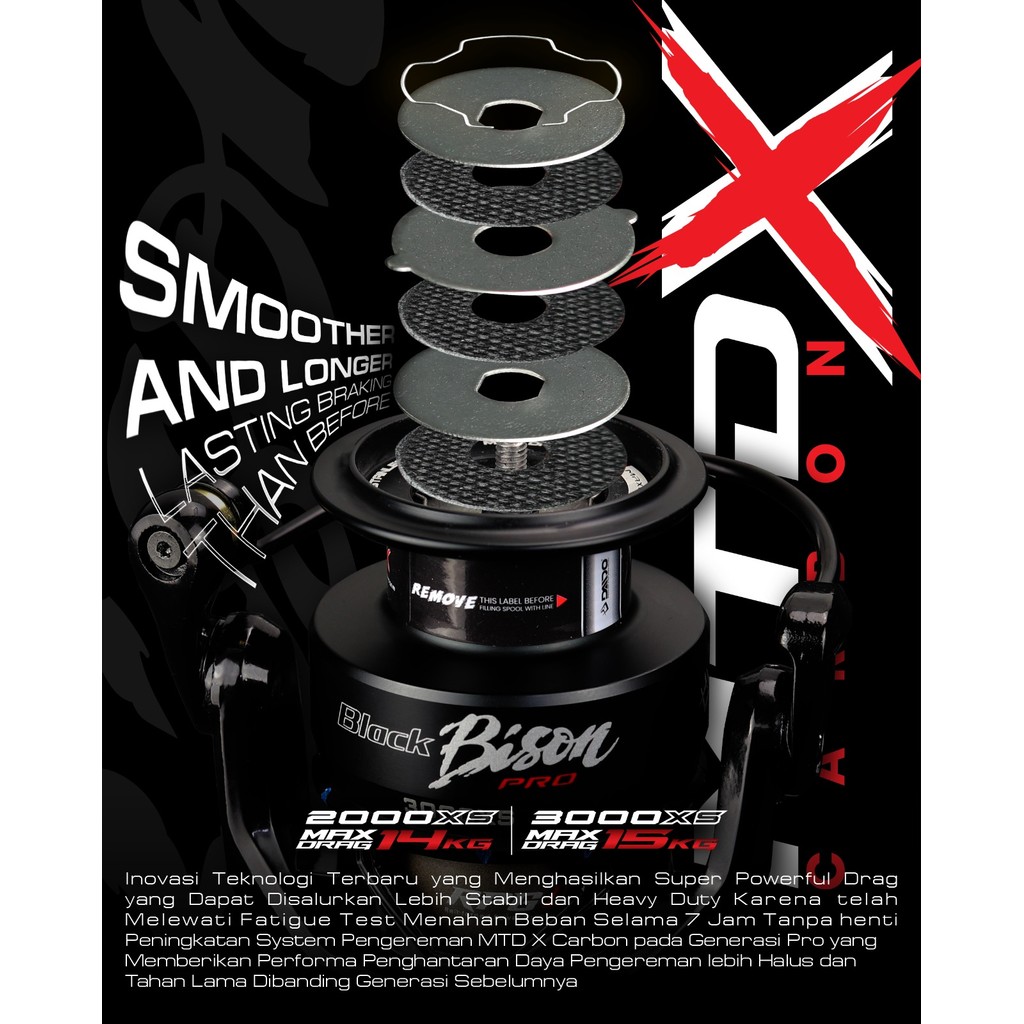 DR Daido - Reel Black Bison Pro - Reel Pancing