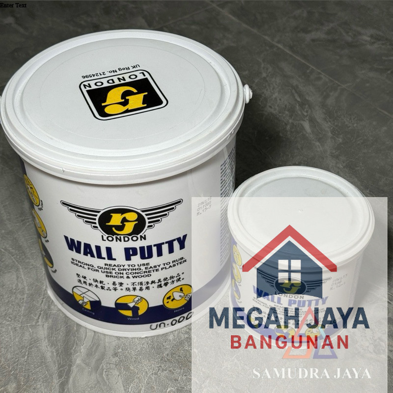 DEMPUL RJ WALL PUTTY / DEMPUL DINDING,TEMBOK 4KG