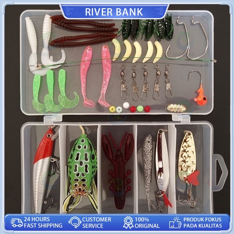 27Pcs Soft Lure 1Set Soft Bait Fishing Lure Umpan Pancing Gabus Umpan Lembut Soft Lure Casting Umpan
