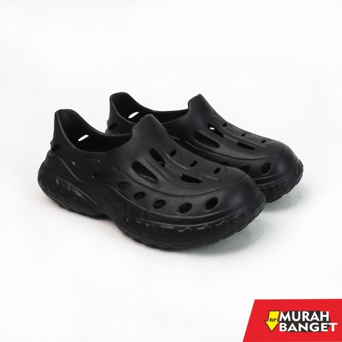 Sepatu Sandal Karet Cowok Sporty Olahraga Pantai Full Pria Dewasa Bahan Premium Tanpa Tali Kasual Sn