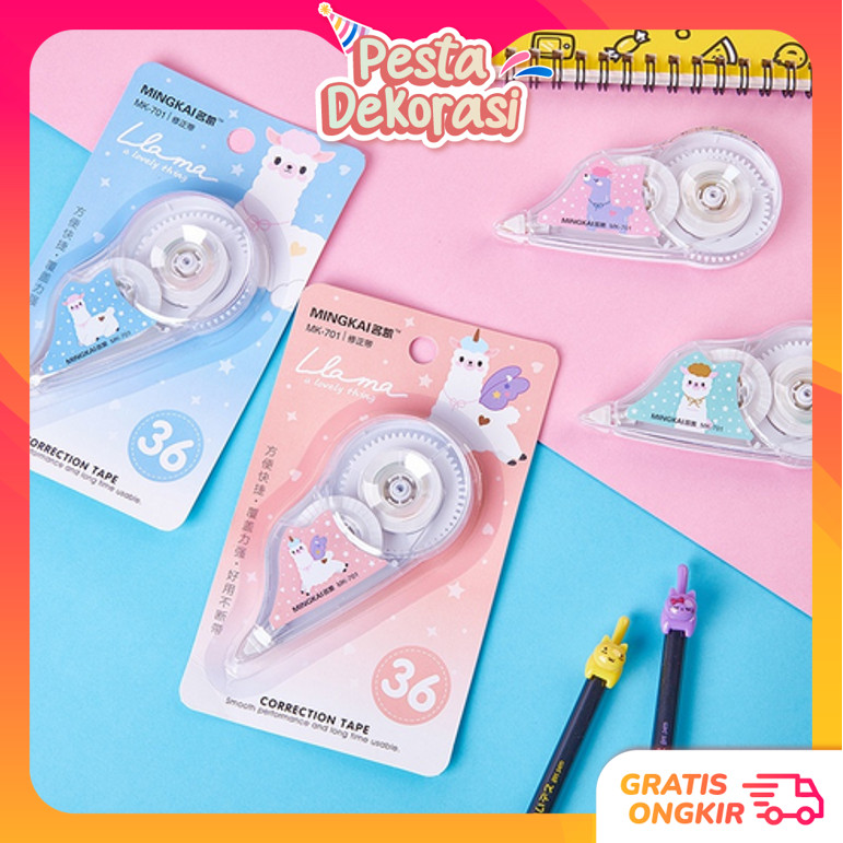 

PESTA DEKORASI S5742 TipEx Roll Correction Penghapus TipEx Correction Tape Tipe X Roll Murah Tipex Kertas Roll