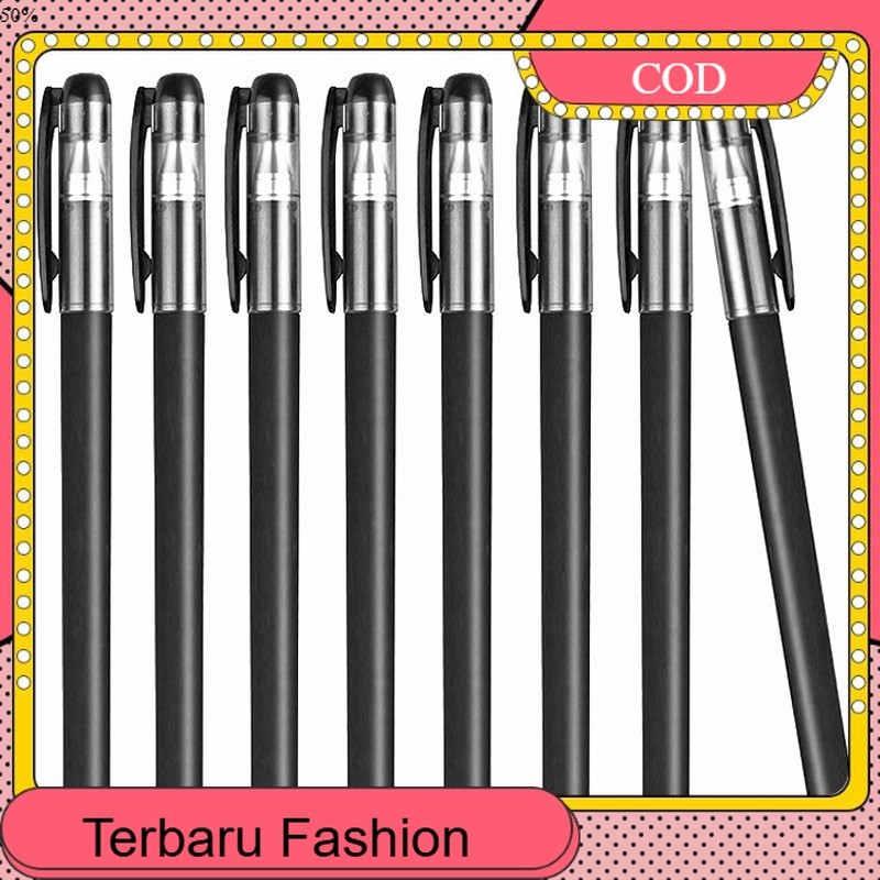 

1lUSIN 12 PCS GELL PEN PULPEN GEL TABUNG JARUM PENUH 3 WARNA 0.5MM LANCIP