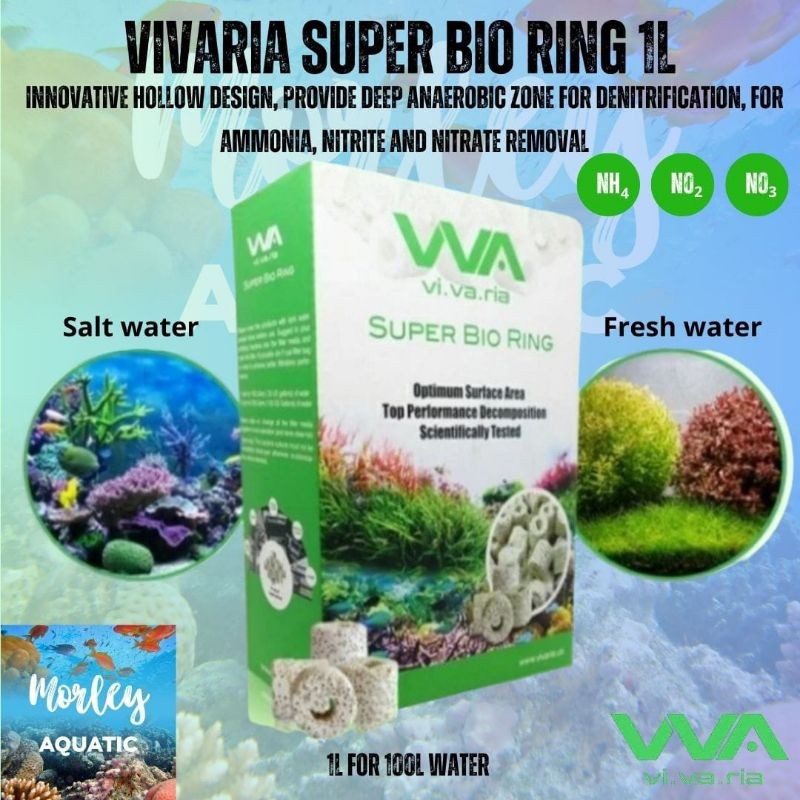 Vivaria Super Bio Ring 1L Bio Filter Media