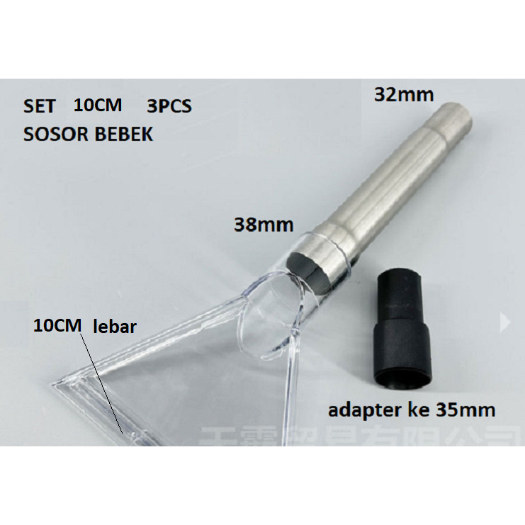 Swivel Cocor Bebek Bening Vacuum Cleaner Sofa Carpet Brush Wet Dry