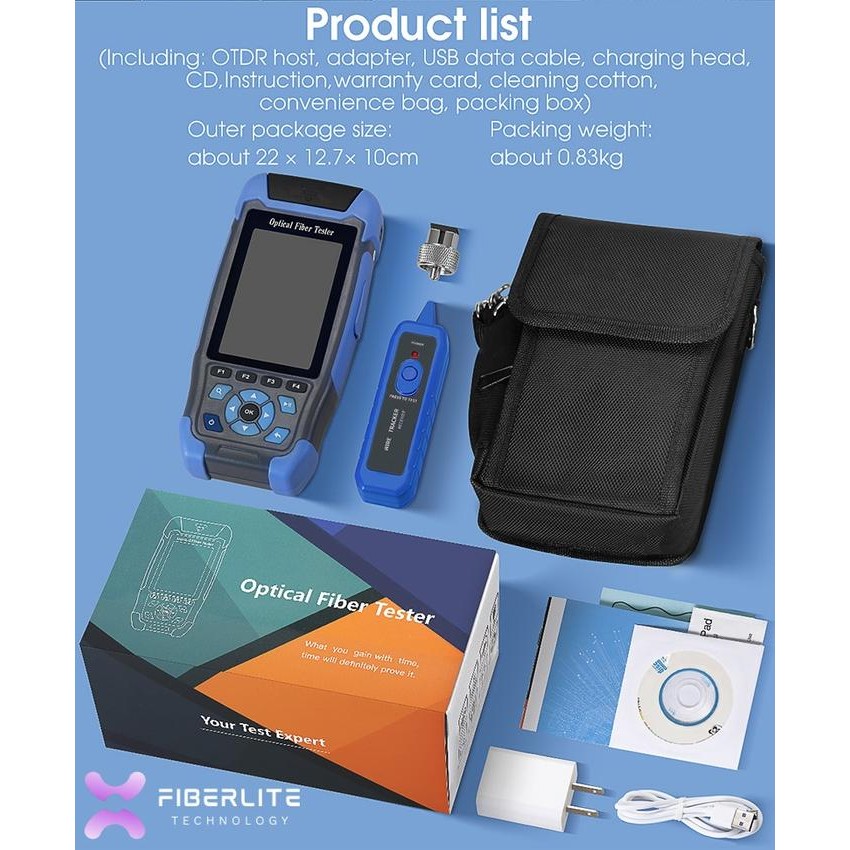 OTDR Fiber Optik / OTDR Mini 3302S / AUA-900 COMPTYCO Smart OTDR Mini Optical Fiber Tester - AUA-900