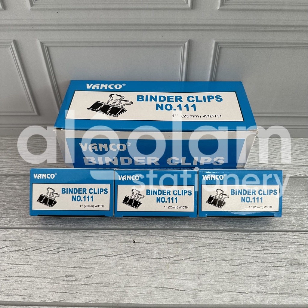 

Binder Clip Penjepit Kertas Hitam No. 111