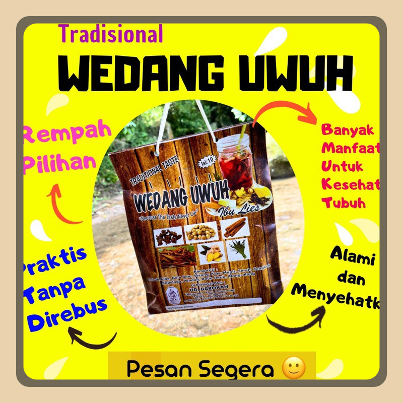 

Wedang Uwuh Ibu Lies Isi 10 Ready