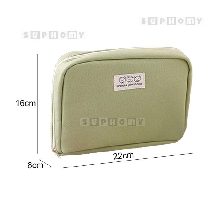 

Terlaris ~[BIG SALE] Pencil case Tas PenaTempat Pencil Tas Pensil kotak pencil tempat alat tulis 90 kapasitas besar pembukaan besar - hijau