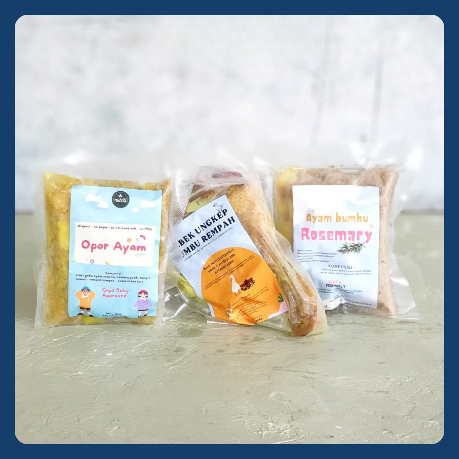 

Ayam Bebek Bumbu Lauk Pauk Ungkep Natural Nutriti Bebas MSG Pengawet