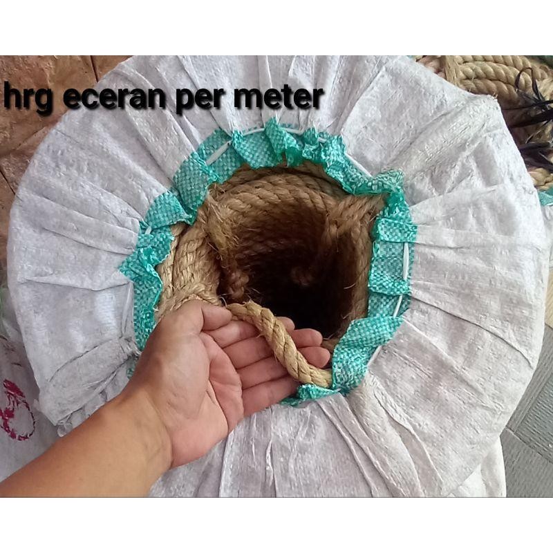

tali tambang 12mm 14mm per meter manila goni tali tampar dadung kapal