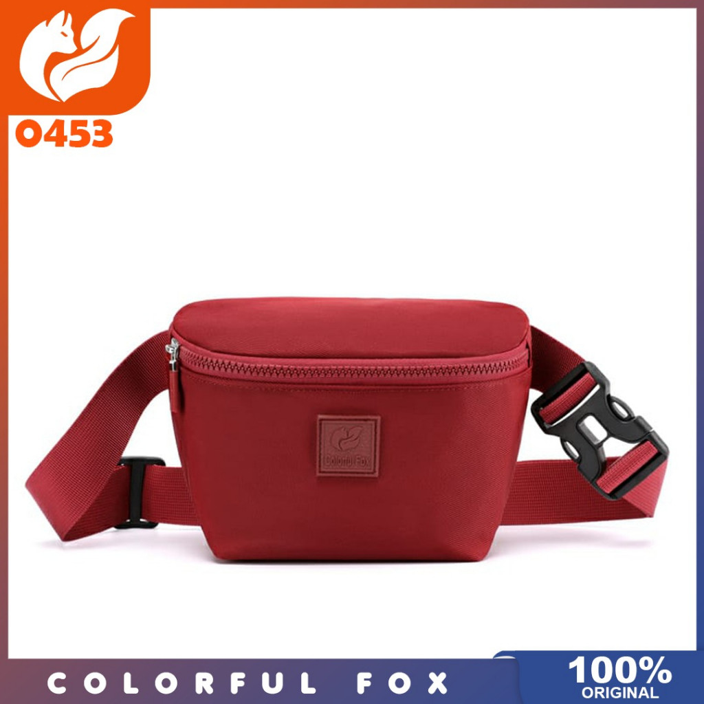 Colorful fox ori - Tas pinggang colorful fox 0453 Original produk tas pinggang wanita waterproof tas