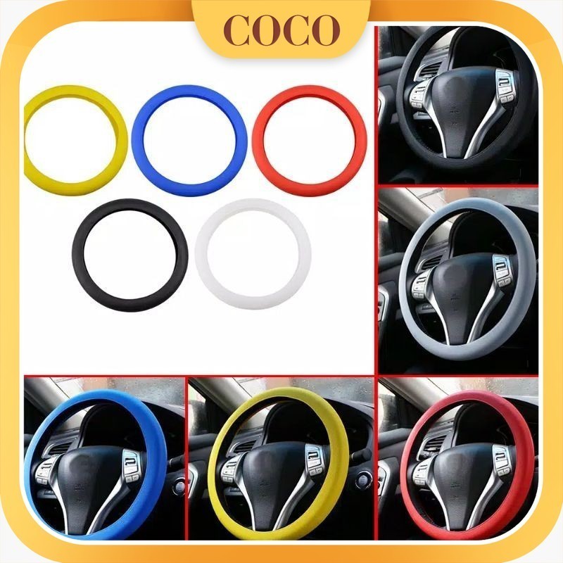 [PREMIUM ORIGINAL] Cover Stir Mobil Silikon Universal Stir Mobil Silikon Import Setir Sarung Stir