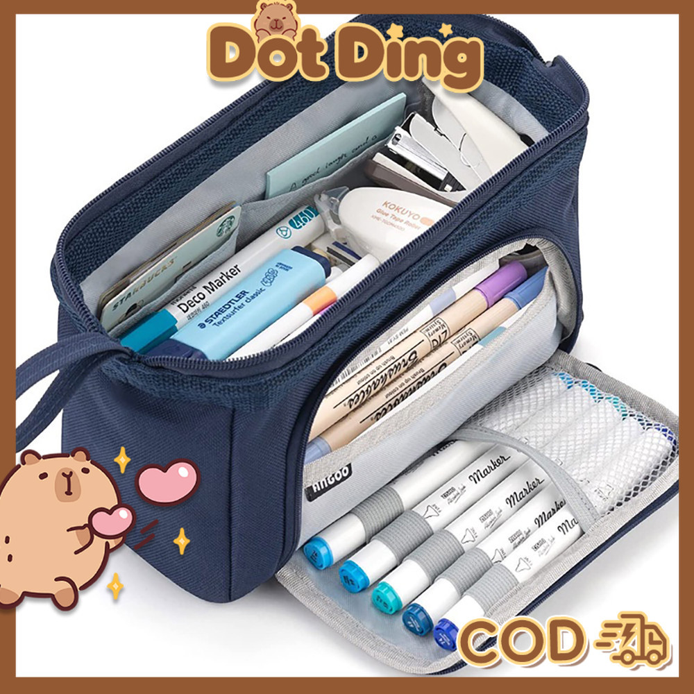 

CTK031 [DOTDING] Angoo Kotak Pensil Kapasitas Super Besar Kotak Pensil Alat Tulis Tas Penyimpanan