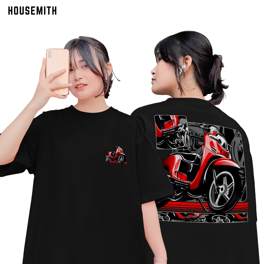 Housemith - Kaos Motor Club Community SCOOPY - Tshirt Motor Community [024] - Limited Otomotif Motor