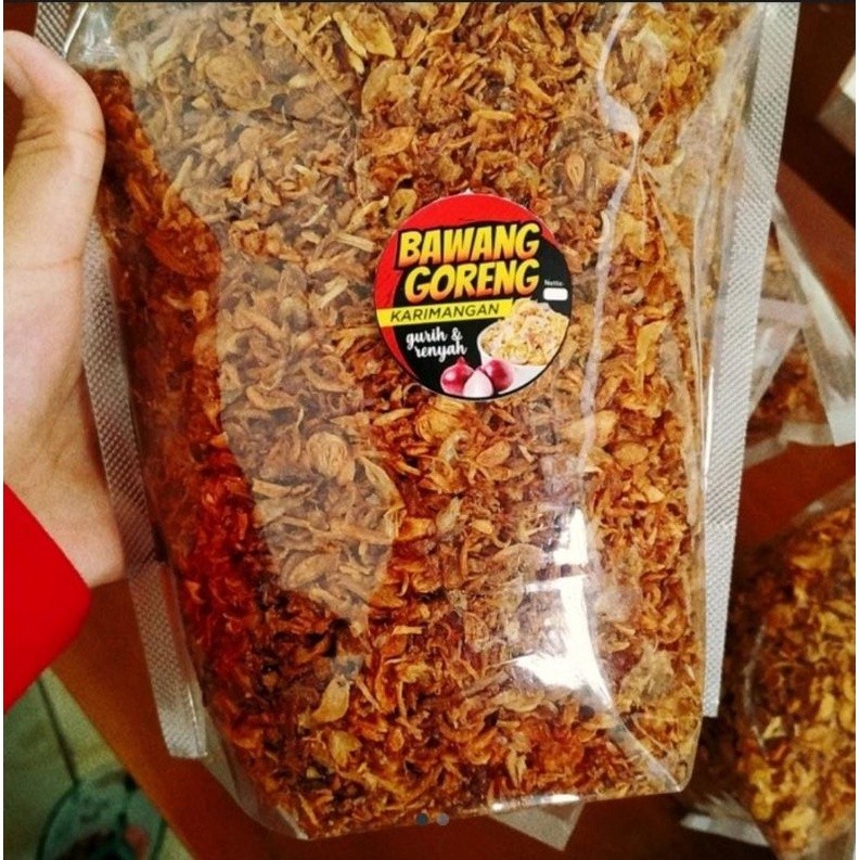

Bawang merah goreng Karimangan 200 gram plastik pouch