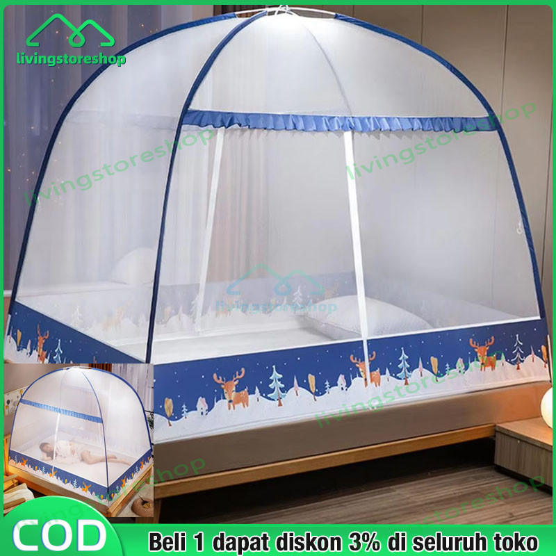 Kelambu / Kelambu Nyamuk Tempat Tidur/Kelambu Anti Nyamuk Kelambu Tenda 180x200 Tebal Jumbo / Kelamb