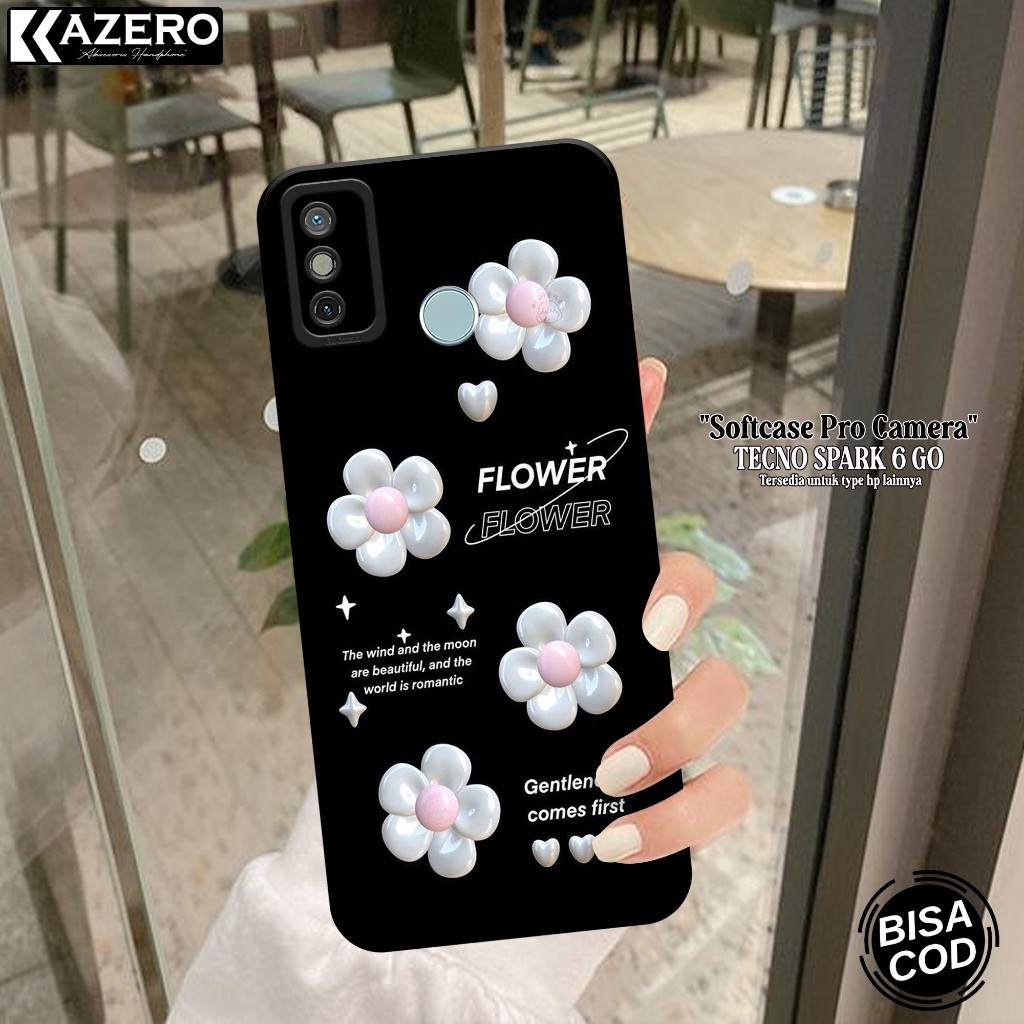 Silikon Tecno Spark 6 Go - Pro Camera - Fashion Case Aesthetic Case Tecno Spark 6 Go  - Casing Tecno