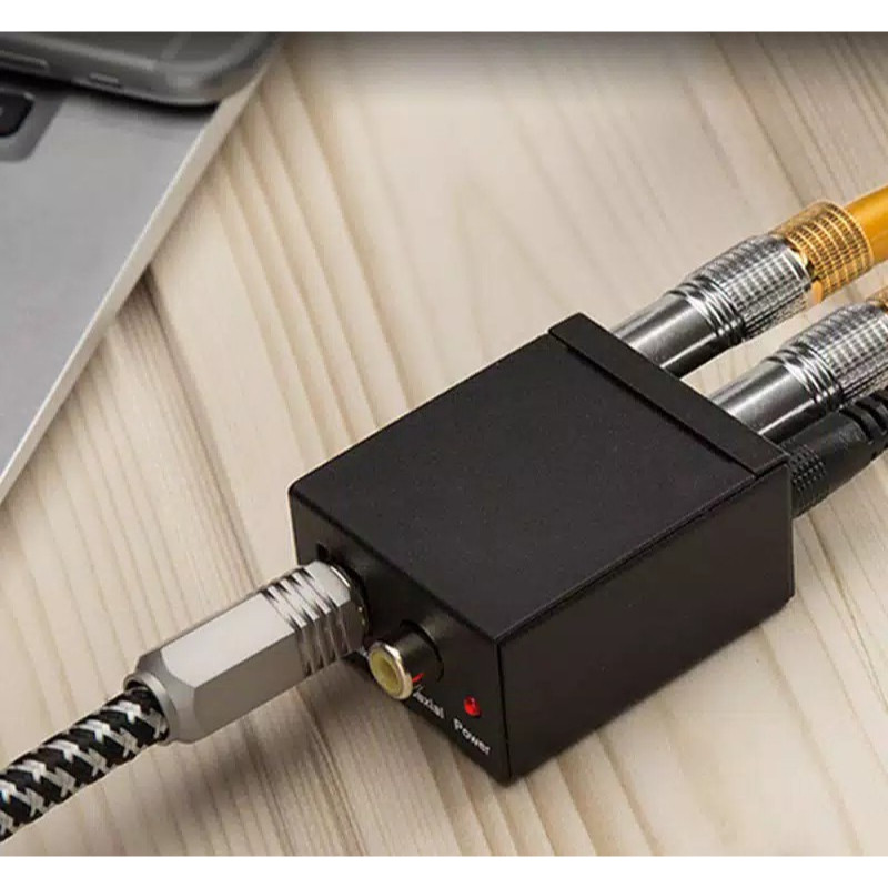 Konverter audio digital to analog + kabel optik