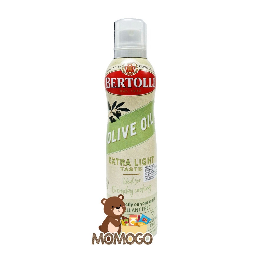 

Bertolli Extra Light Spray Minyak Zaitun Halal MUI