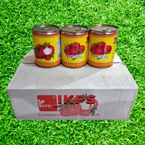 

GRATIS ONGKIR - (KARTONAN) BUAH KALENG LYCHEES IKPS BRAND 567GR