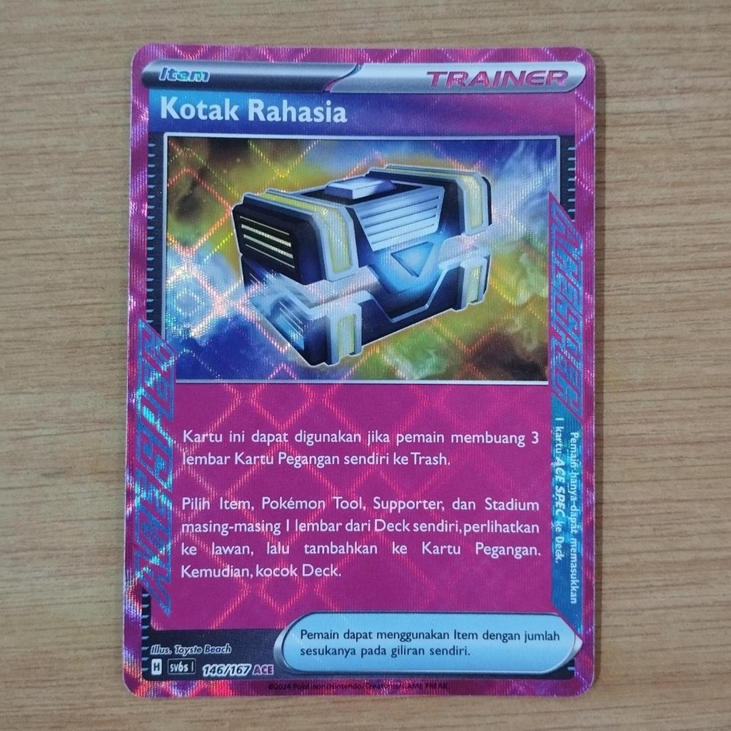 kotak rahasia ace sv6s TCG pokemon