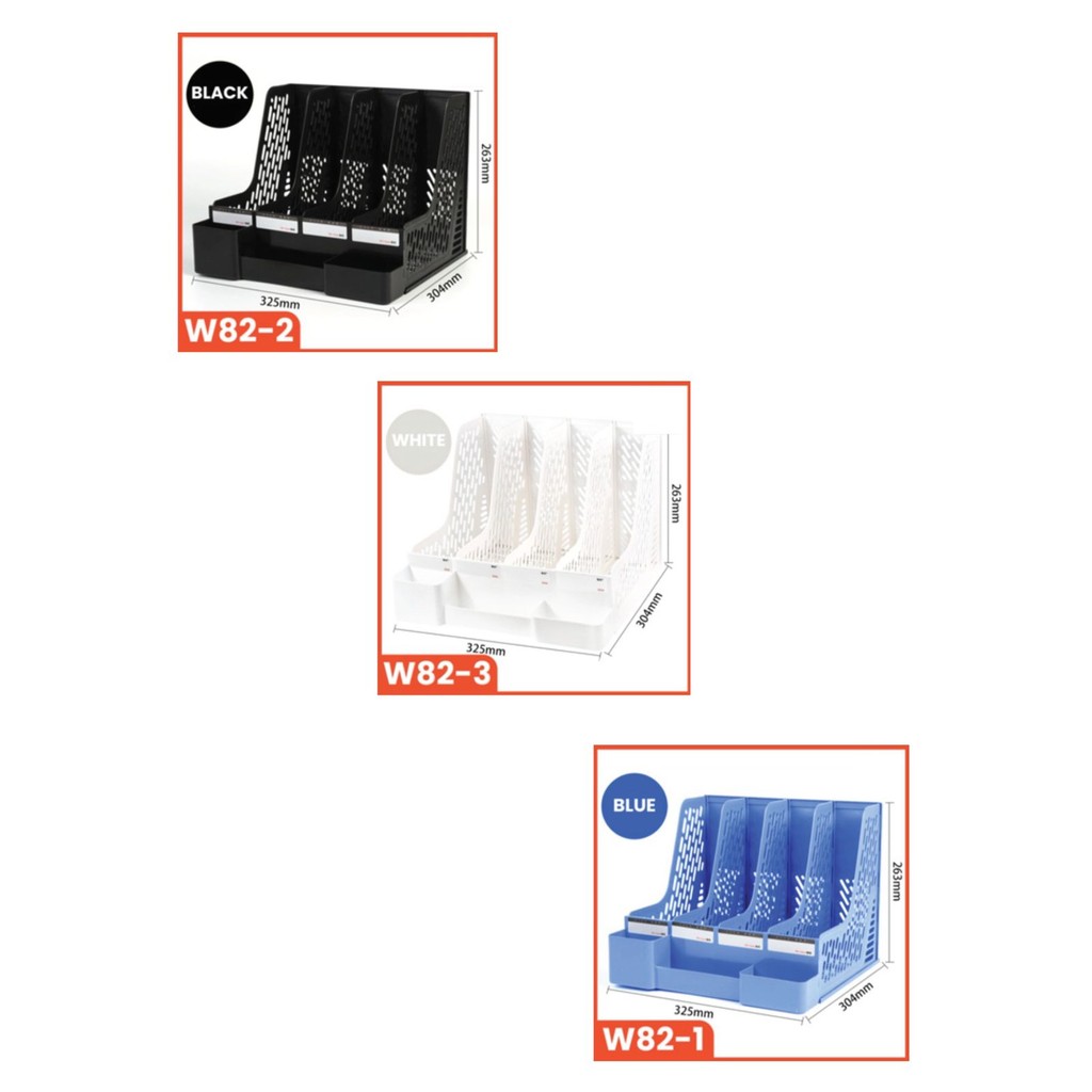 

*AC* RAK BUKU SEKAT / DESKTOP ORGANIZER FILE / STATIONERY KIT / RAK PENYIMPANAN