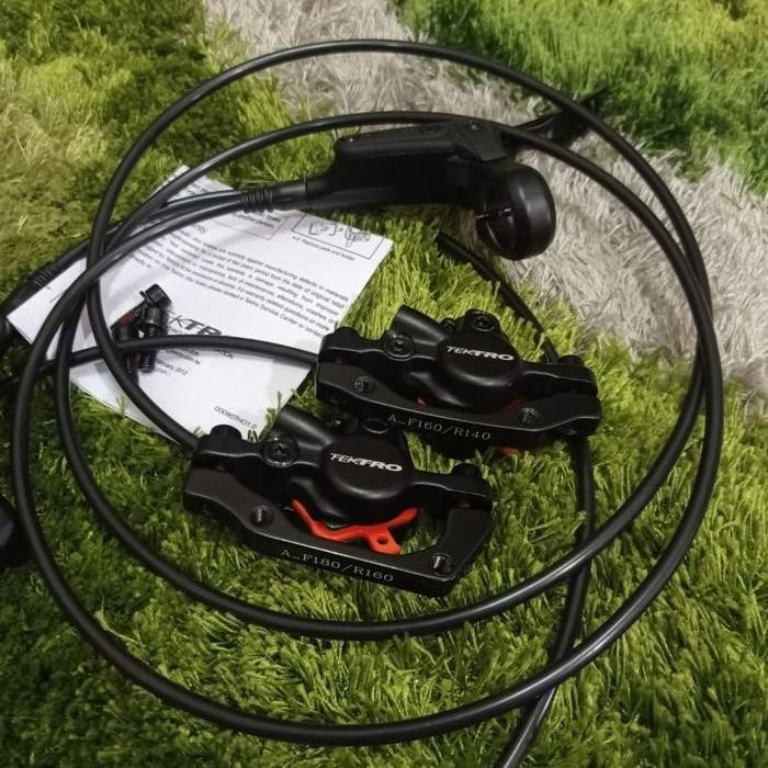 BRAKE SET HIDROLIS TEKTRO REM HIDROLIK SEPEDA MTB LIPAT COMMUTER DEPAN BELAKANG