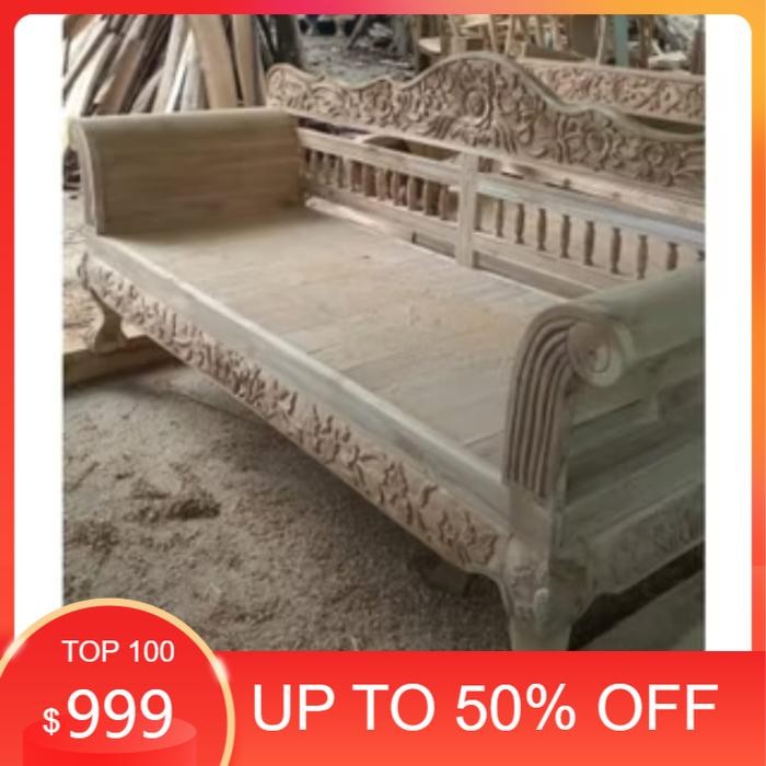 kursi risban dari kayu jati ukir bunga termurah bk  Keris sengkelat majapahit mataram kartosuro kart