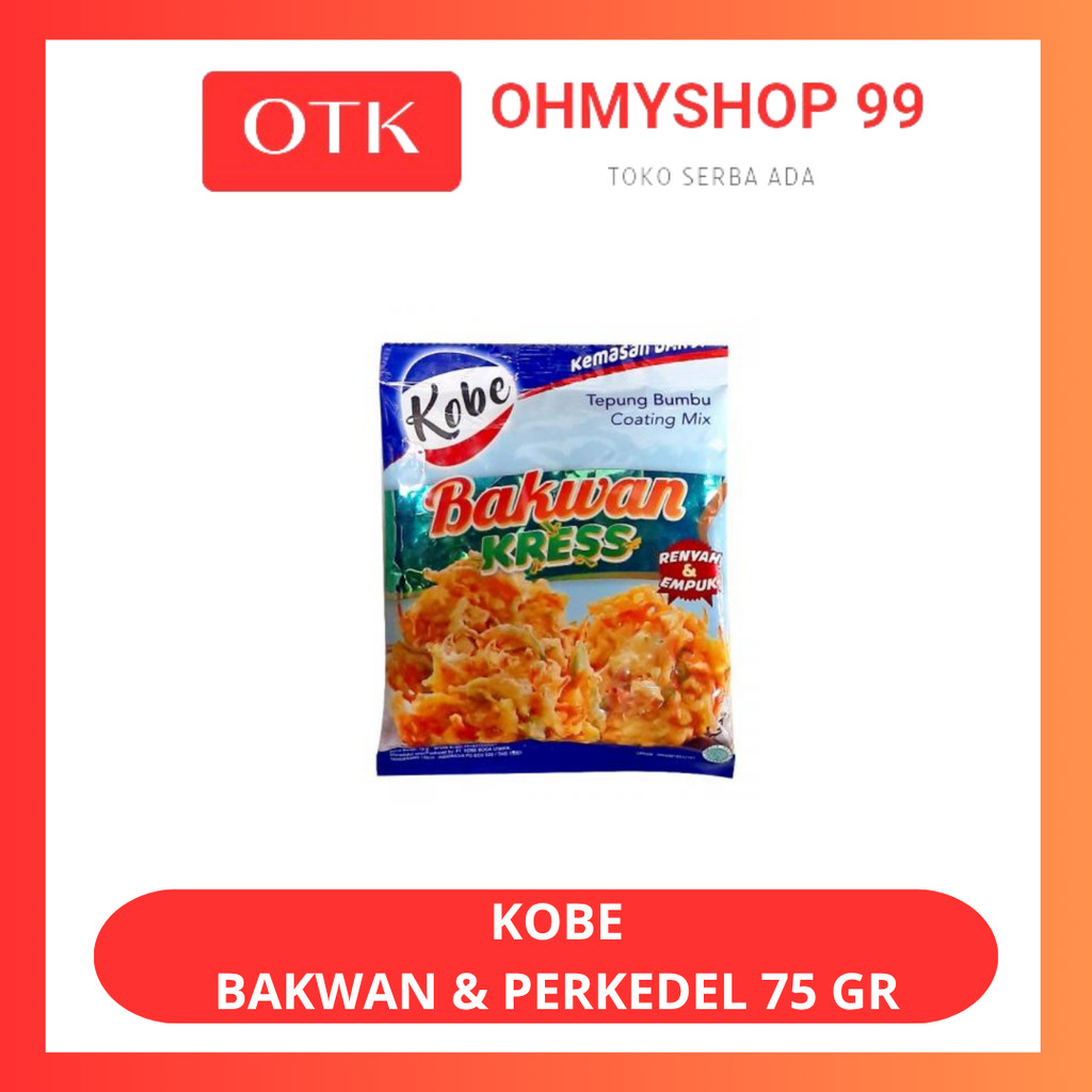 

Kobe Tepung Bakwan dan Perkedel 75gr