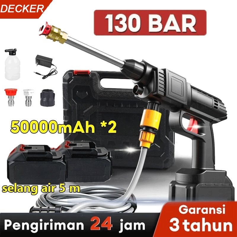 DECKER Alat Cuci Mobil Jet Cleaner Mesin Cuci Motor Pompa Mesin Steam Power Spayer Alat Portable