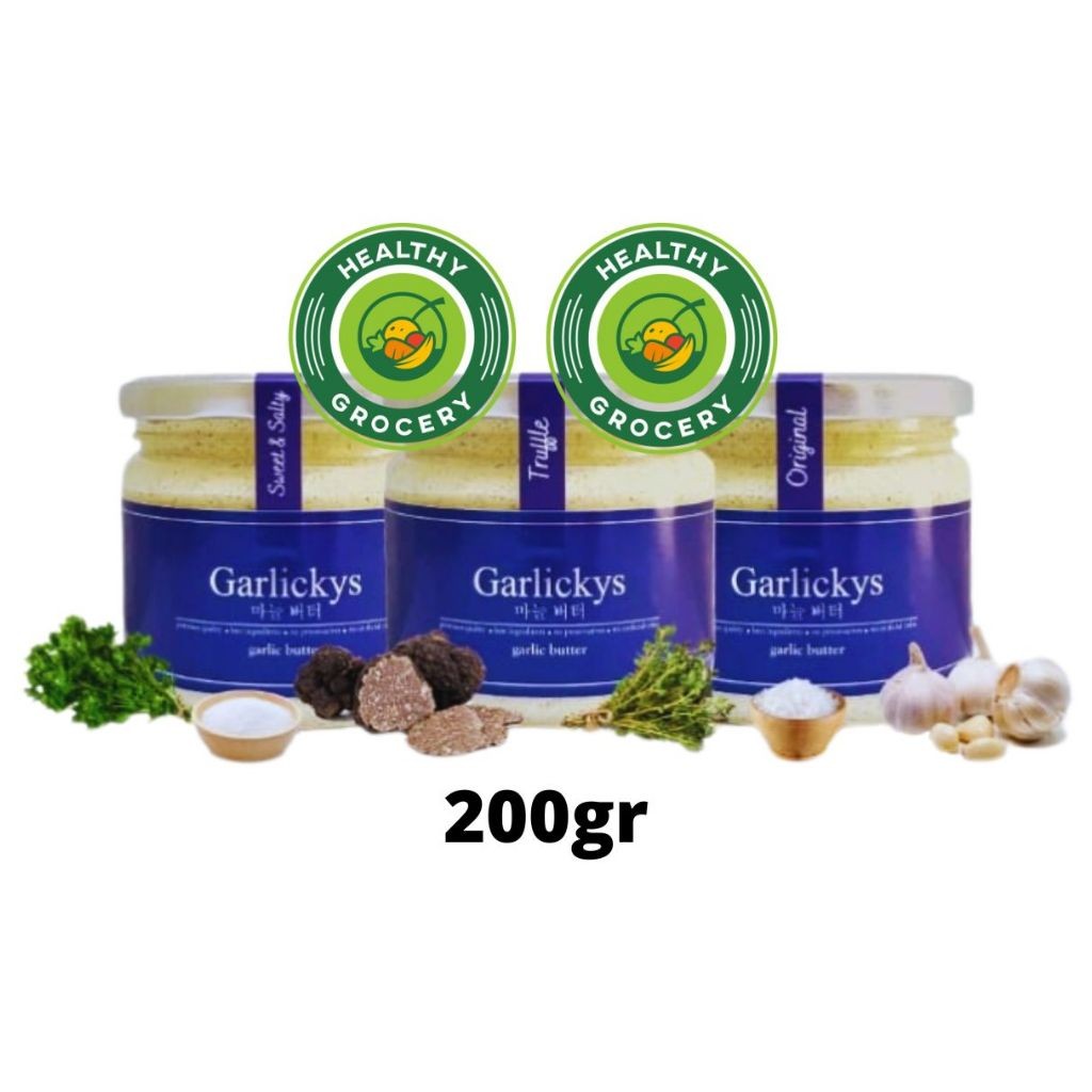 

Garlickys Premium Garlic & Herbs Butter 200gr All Varian