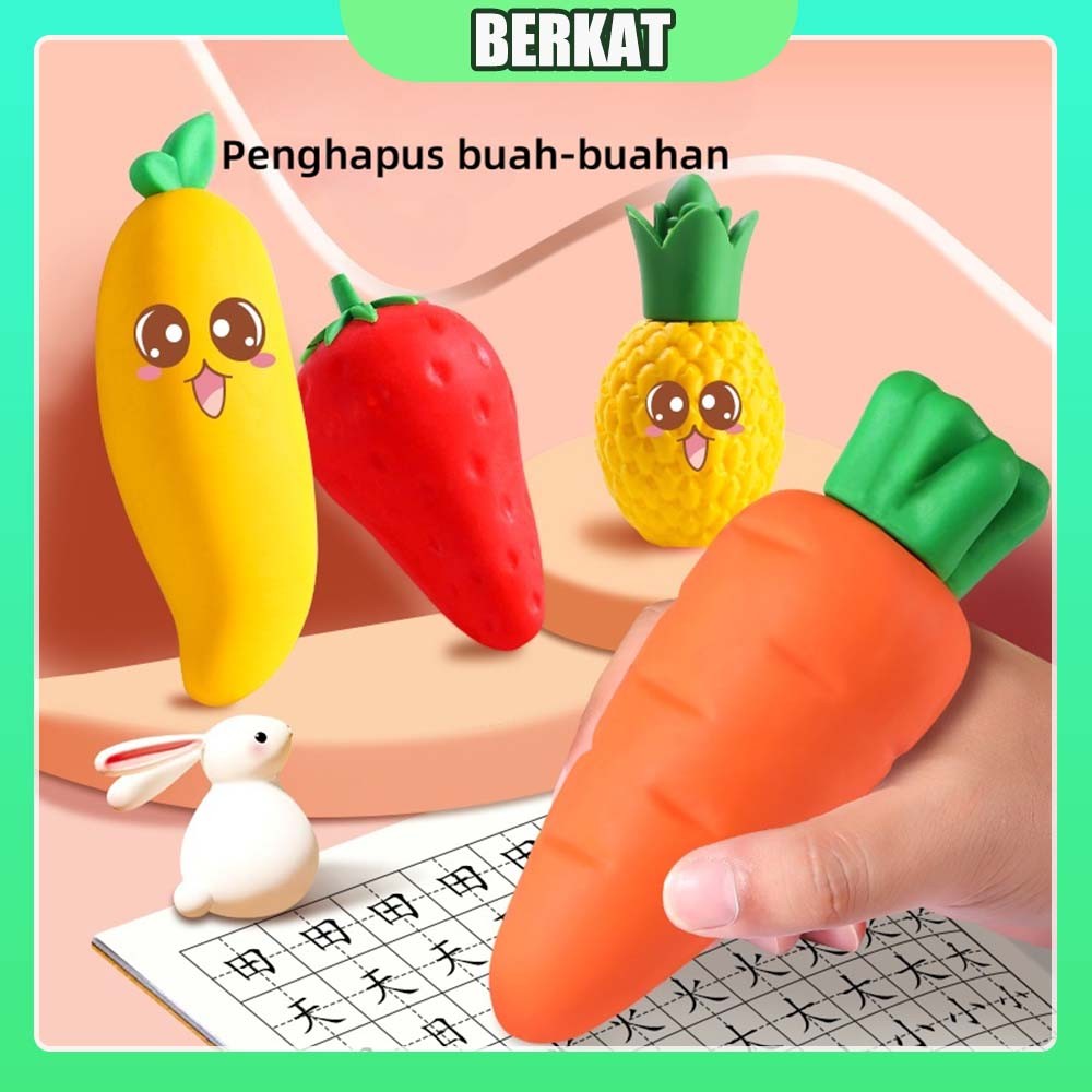 

Sangat Besar Penghapus Buah Alat Tulis Kreatif,Besar Eraser Wortel Stroberi Mangga Lucu Medan Penghapus Pensil Karakter