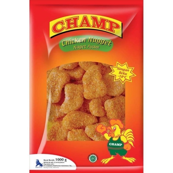 

Nagget Ayam Champ Chicken Nugget Reg 1 Kg